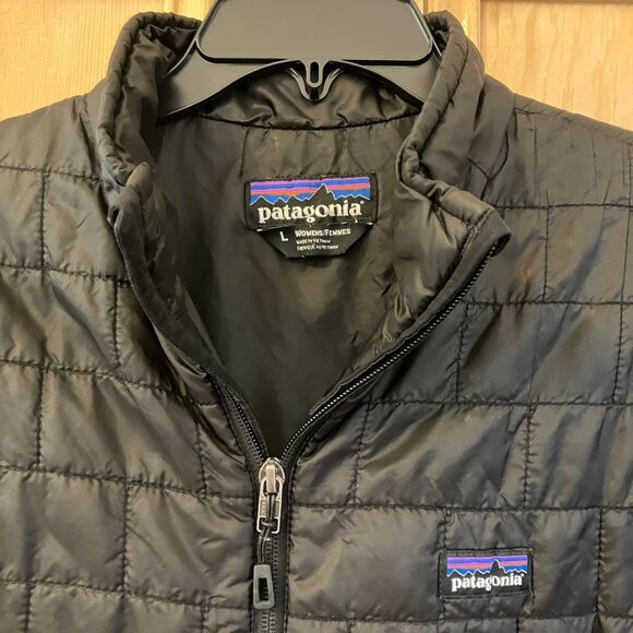 Patagonia Womens Nano Puff Quilted Outdoor Puffer Jacket Size Large Black SP EXC - Picture 4 of 12